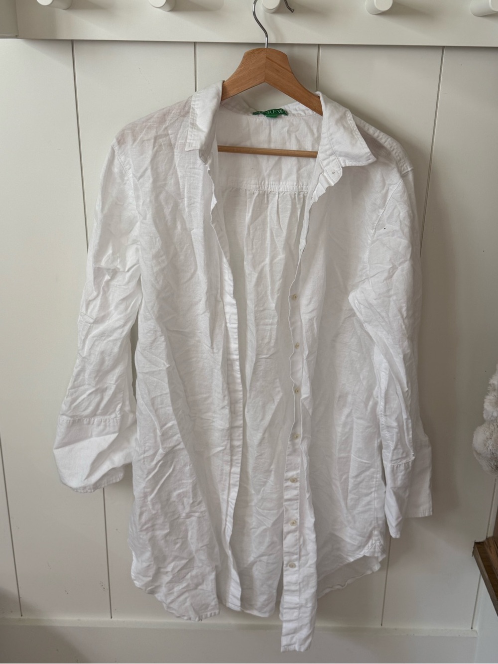 J Crew Woman’s Linen Button-Up Dress